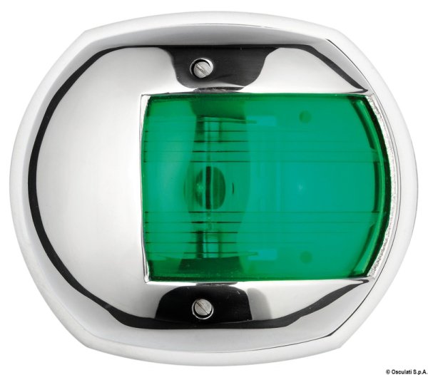 Fanale Maxi 20 inox verde 12 V - 11.411.72